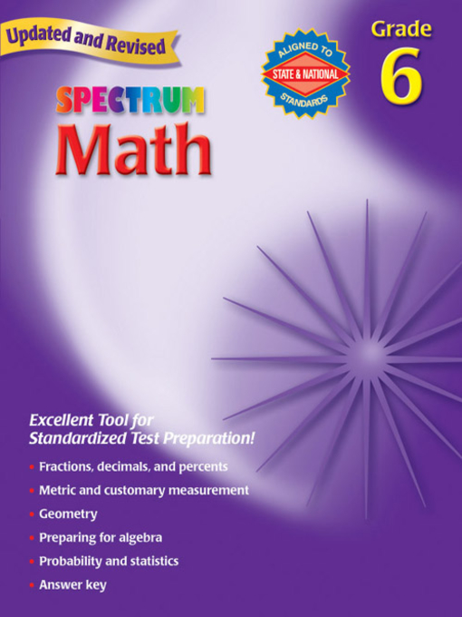 Title details for Spectrum Math, Grade 6 by Thomas Richards - Available